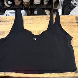 lululemon athletica Black Crop Top